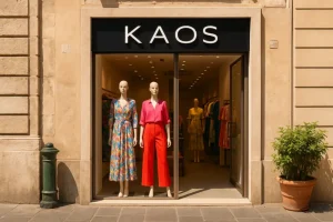 La presenza di Kaos nei negozi fisici in Italia