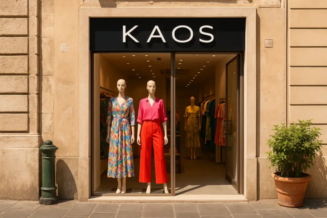 La presenza di Kaos nei negozi fisici in Italia