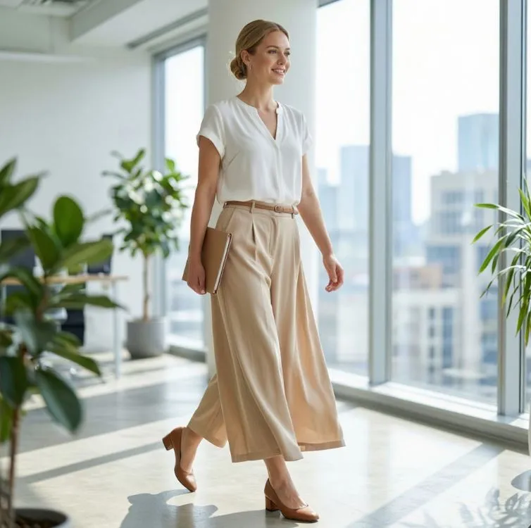 Outfit donna per ufficio in estate: abbinamenti pratici e freschi